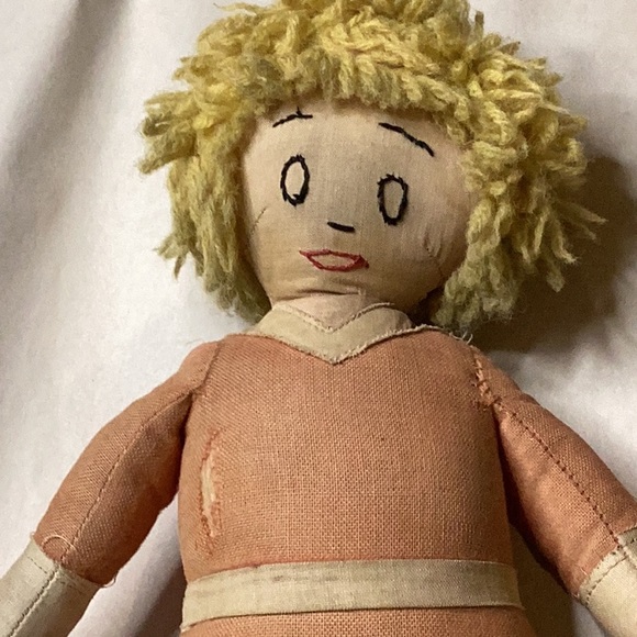1930’S ORPHAN ANNIE CLOTH FAMOUS ARTIST SYND. AMERICAN NEEDLECRAFTS NY DOLL - Picture 3 of 13